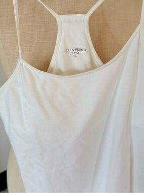 Eileen Fisher White Racerback Tank Cami